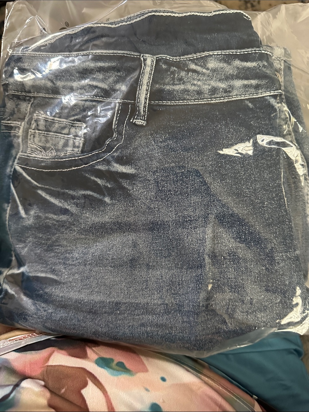 SHEIN Men's Relaxed Dark Blue Jeans my